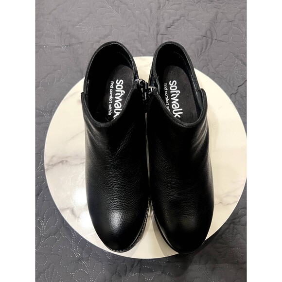 SoftWalk Rocklin Ankle Boot Cow girl Dark Academia Goth Comfort SZ 7.5W:NWOT/Box - Picture 8 of 13